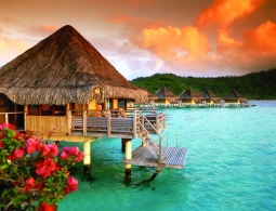 Bungalows sur l'eau, Intercontinental Bora Bora Le Moana Resort